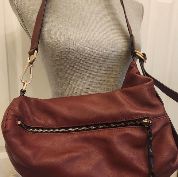 Rag & Bone Stylish Brown Leather One Strap Backpack Bag - Picture 6 of 16
